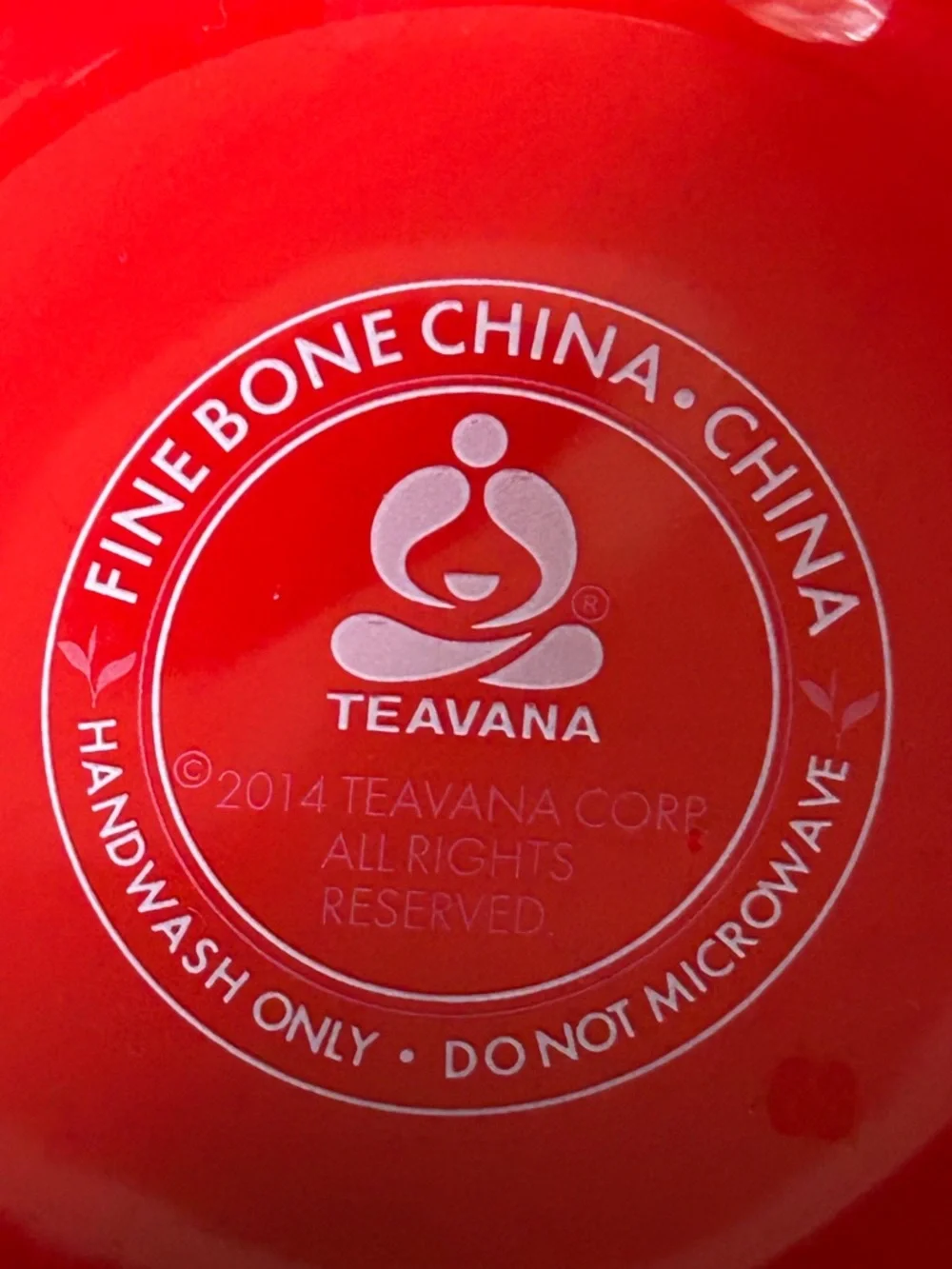 Teavana Ruby Filigree Teapot Fine Bone China Gold Scrollwork Discontinued